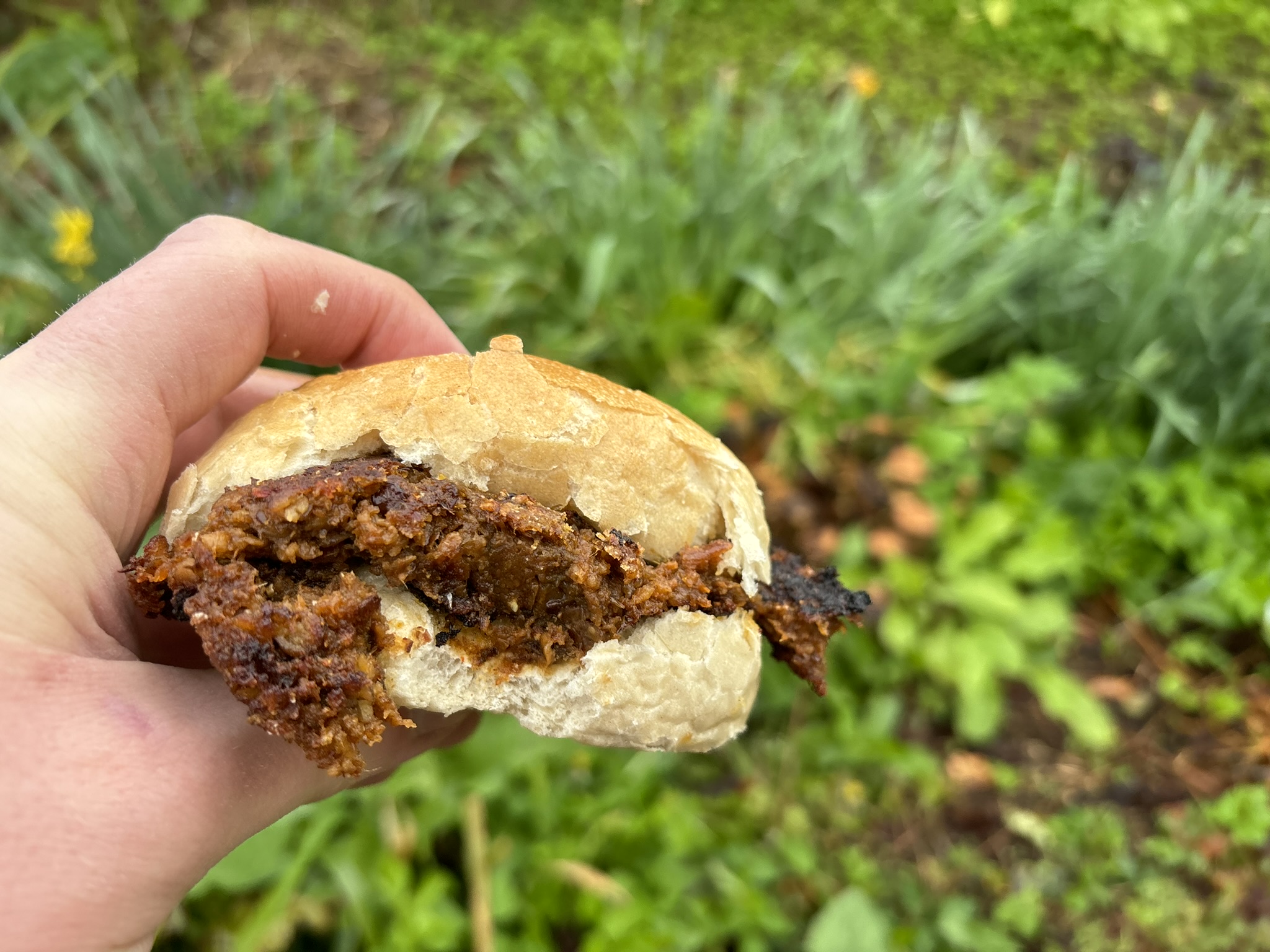 image from Vegan lentil burger